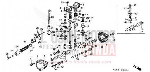 EXHAUST VALVE (1) CR250RG de 1986